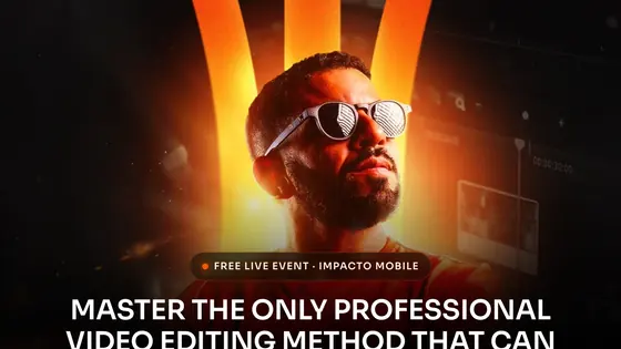 The top of the Impacto Mobile page: Wansley Santana's own photograph filling the screen