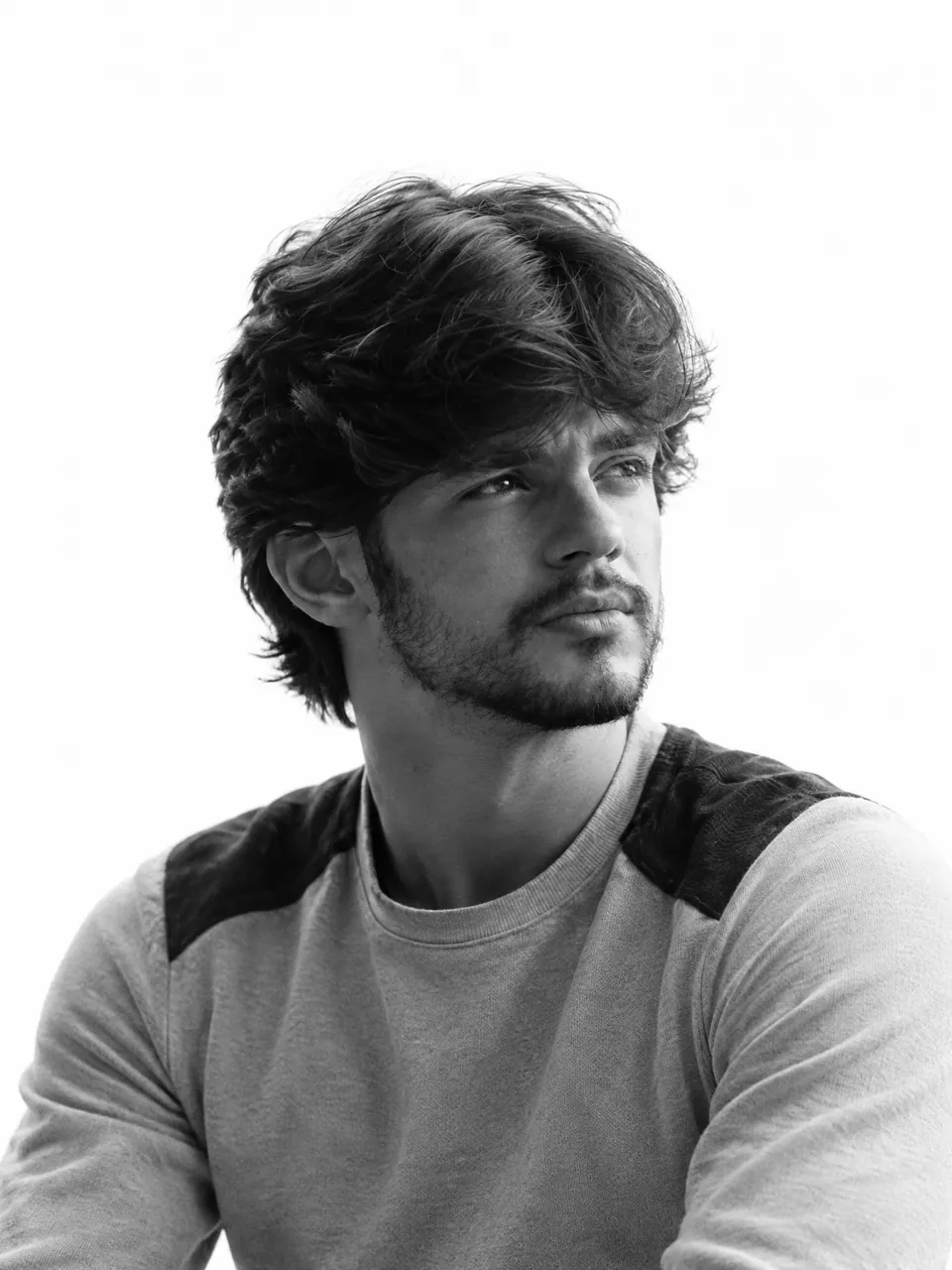 Fernando Camilo, black and white studio portrait